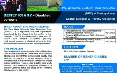 DISABILITY RESOURCE CENTRE, PERUMBAKKAM