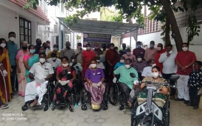 Distribution of wheel chair