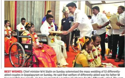 CM MASS WEDDING FOR 51 DIFFERENTLY ABLED
