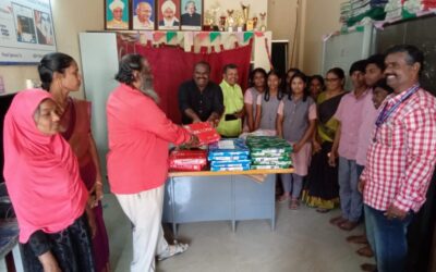 Flood relif to Govt. school student at perumbakkam