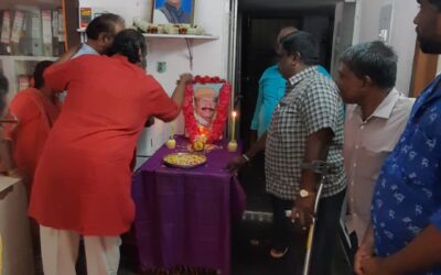 FOUNDER PRESIDENT MR. CHIDAMBARANATHAN-ANNIVERSARY DAY