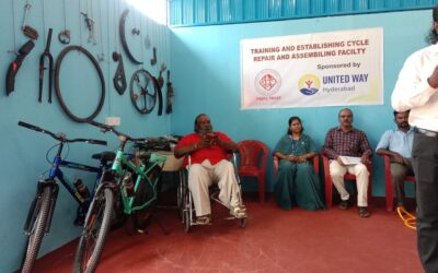 Training for Cycle Assembling and Repairing facility for Differently Abled