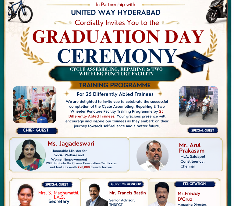 Graduation Day Ceremony 2026 For Cycle Assembling,Reparing & Two Wheelr Puncture Facility