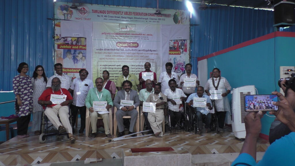 Tamil Nadu Federation of Disabled Associations – State Election 2025