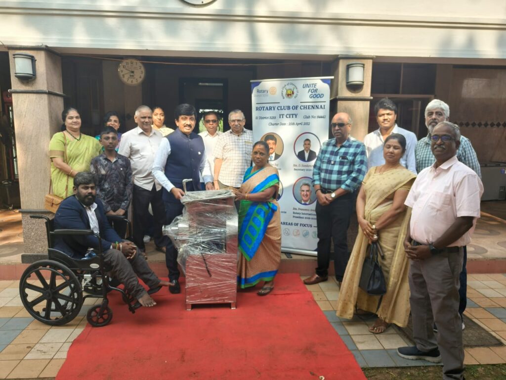 LIVELIHOOD SUPPORT – PROVIDING WET FLOUR GRINDING MACHINE